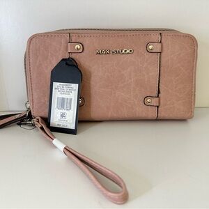 Max Studio Pink Wristlet Wallet